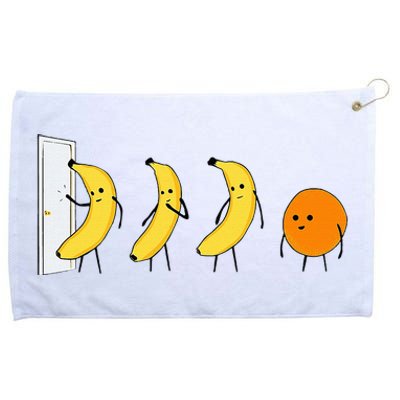 Knock Knock WhoS There Banana WhoS There Orange Grommeted Golf Towel