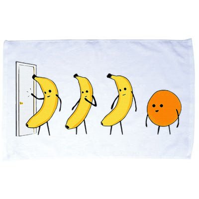 Knock Knock WhoS There Banana WhoS There Orange Microfiber Hand Towel