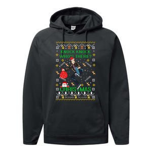 Knock Knock WhoS There Christmas Performance Fleece Hoodie