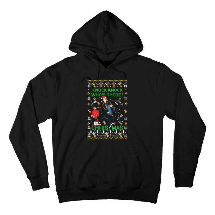 Knock Knock WhoS There Christmas Hoodie