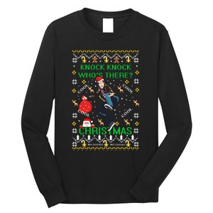 Knock Knock WhoS There Christmas Long Sleeve Shirt