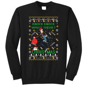 Knock Knock WhoS There Christmas Sweatshirt