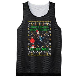 Knock Knock WhoS There Christmas Mesh Reversible Basketball Jersey Tank