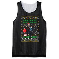 Knock Knock WhoS There Christmas Mesh Reversible Basketball Jersey Tank