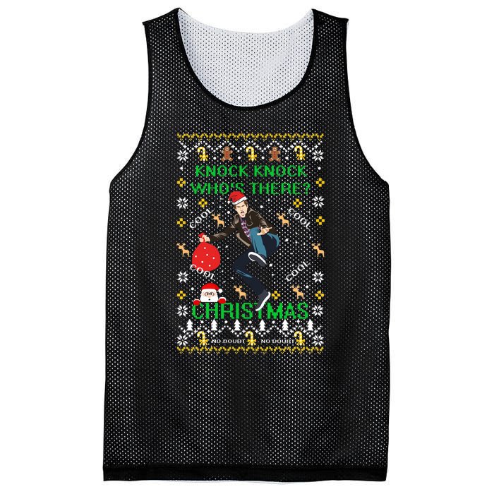 Knock Knock WhoS There Christmas Mesh Reversible Basketball Jersey Tank