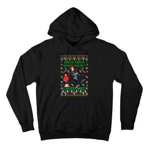 Knock Knock WhoS There Christmas Tall Hoodie