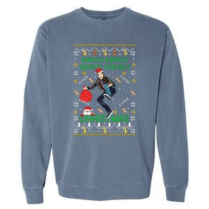 Knock Knock WhoS There Christmas Garment-Dyed Sweatshirt