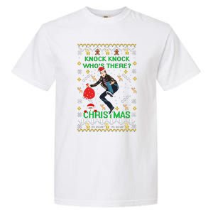 Knock Knock WhoS There Christmas Garment-Dyed Heavyweight T-Shirt