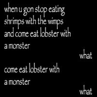 Karsten Kroening When U Gon Stop Eating Shrimps With The Wimps And Come Eat Lobs 16 in Basic Backpack