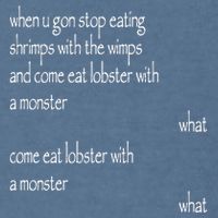 Karsten Kroening When U Gon Stop Eating Shrimps With The Wimps And Come Eat Lobs Garment-Dyed Sweatshirt