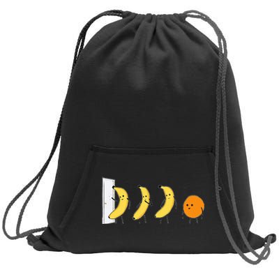 Knock Knock Whos There Banana Didnt Say Orange Sweatshirt Cinch Pack Bag