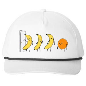 Knock Knock Whos There Banana Didnt Say Orange Snapback Five-Panel Rope Hat