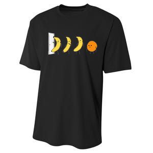 Knock Knock Whos There Banana Didnt Say Orange Performance Sprint T-Shirt