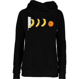 Knock Knock WhoS Here Banana WhoS Here Orange Womens Funnel Neck Pullover Hood