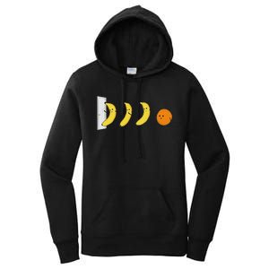 Knock Knock WhoS Here Banana WhoS Here Orange Women's Pullover Hoodie