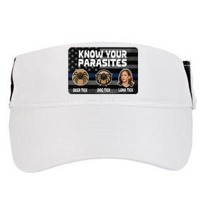 Kamala Know Your Parasites Deer Tick Dog Tick Luna Tick Adult Drive Performance Visor