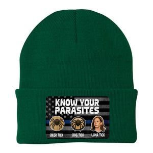 Kamala Know Your Parasites Deer Tick Dog Tick Luna Tick Knit Cap Winter Beanie