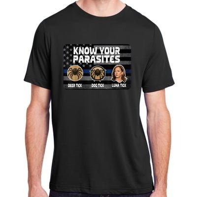 Kamala Know Your Parasites Deer Tick Dog Tick Luna Tick Adult ChromaSoft Performance T-Shirt