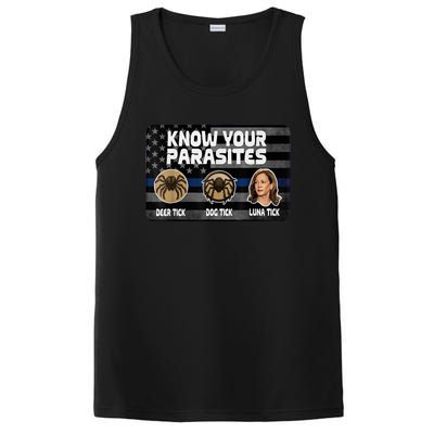 Kamala Know Your Parasites Deer Tick Dog Tick Luna Tick PosiCharge Competitor Tank