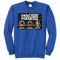 Kamala Know Your Parasites Deer Tick Dog Tick Luna Tick Sweatshirt