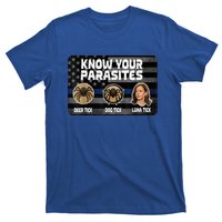 Kamala Know Your Parasites Deer Tick Dog Tick Luna Tick T-Shirt