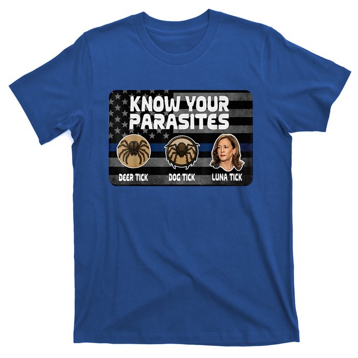 Kamala Know Your Parasites Deer Tick Dog Tick Luna Tick T-Shirt