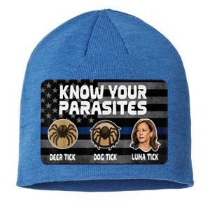 Kamala Know Your Parasites Deer Tick Dog Tick Luna Tick Sustainable Beanie