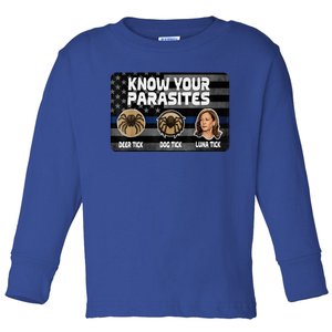 Kamala Know Your Parasites Deer Tick Dog Tick Luna Tick Toddler Long Sleeve Shirt