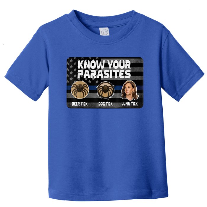 Kamala Know Your Parasites Deer Tick Dog Tick Luna Tick Toddler T-Shirt