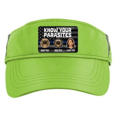 Kamala Know Your Parasites Deer Tick Dog Tick Luna Tick Gift Adult Drive Performance Visor