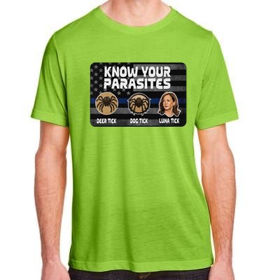 Kamala Know Your Parasites Deer Tick Dog Tick Luna Tick Gift Adult ChromaSoft Performance T-Shirt