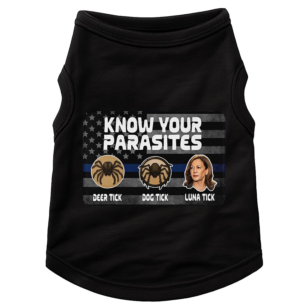 Kamala Know Your Parasites Deer Tick Dog Tick Luna Tick Gift Doggie Tank