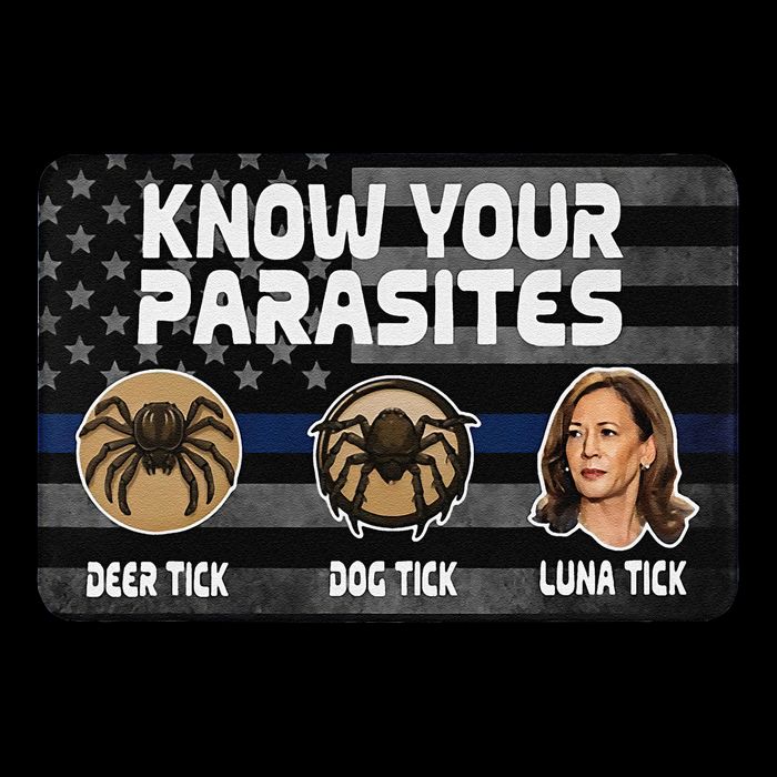 Kamala Know Your Parasites Deer Tick Dog Tick Luna Tick Gift Bucket Hat