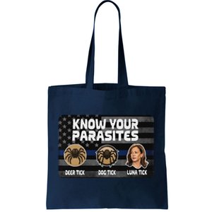 Kamala Know Your Parasites Deer Tick Dog Tick Luna Tick Gift Tote Bag