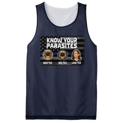 Kamala Know Your Parasites Deer Tick Dog Tick Luna Tick Gift Mesh Reversible Basketball Jersey Tank