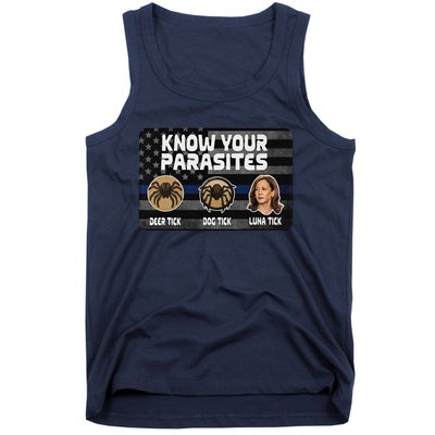 Kamala Know Your Parasites Deer Tick Dog Tick Luna Tick Gift Tank Top