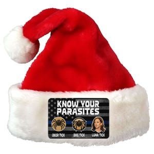 Kamala Know Your Parasites Deer Tick Dog Tick Luna Tick Gift Premium Christmas Santa Hat