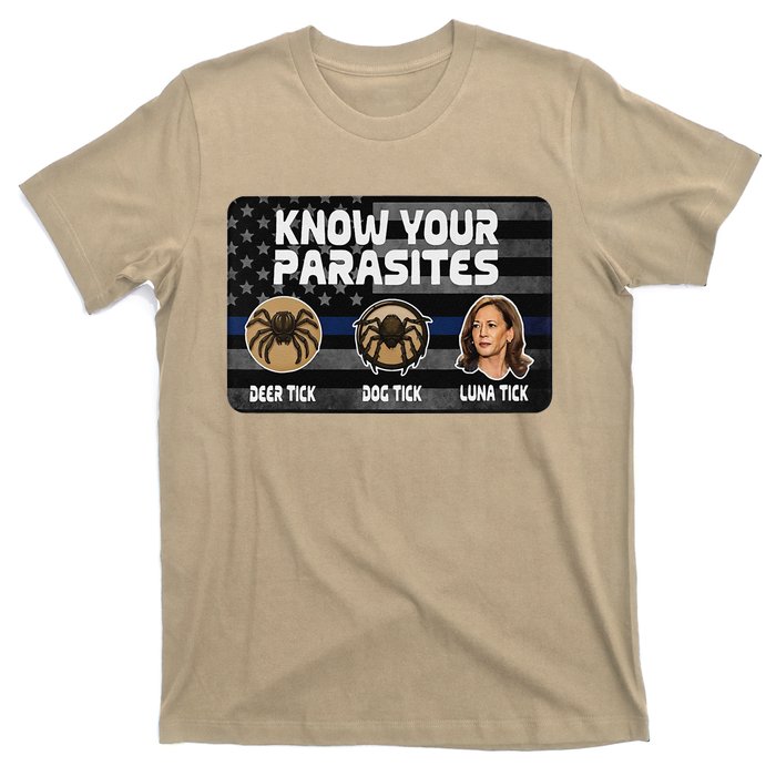 Kamala Know Your Parasites Deer Tick Dog Tick Luna Tick Gift T-Shirt