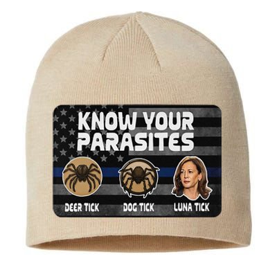 Kamala Know Your Parasites Deer Tick Dog Tick Luna Tick Gift Sustainable Beanie