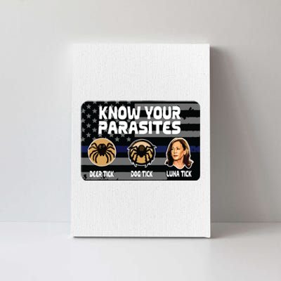 Kamala Know Your Parasites Deer Tick Dog Tick Luna Tick Canvas