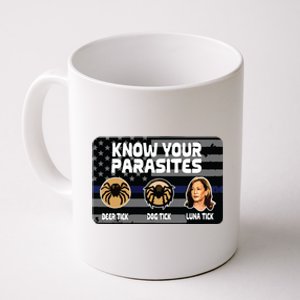 Kamala Know Your Parasites Deer Tick Dog Tick Luna Tick Coffee Mug