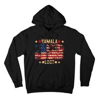 Kamala Lost 2024 Election Usa Flag Trump Won 47th President Hoodie