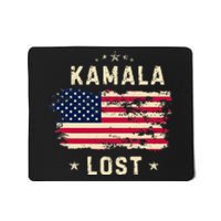 Kamala Lost 2024 Election Usa Flag Trump Won 47th President Mousepad