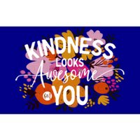 Kindness Looks Awesome On You Floral Teachers Autism Cute Gift Bumper Sticker