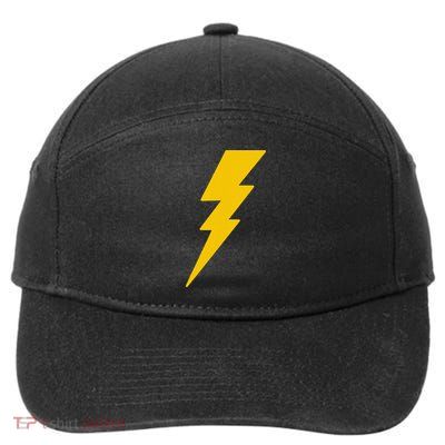 Lightning Bolt 7-Panel Snapback Hat