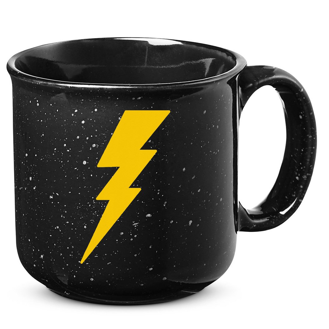 Lightning Bolt 15oz Campfire Ceramic Mug