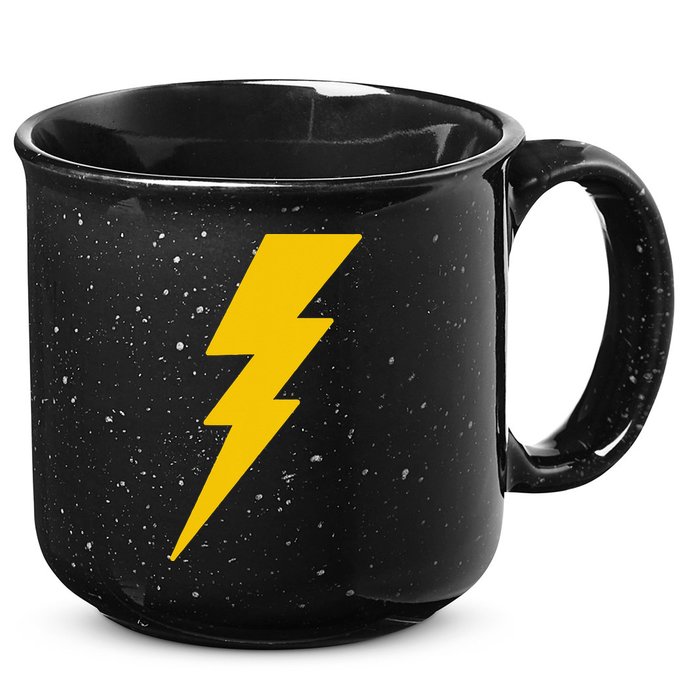 Lightning Bolt 15oz Campfire Ceramic Mug