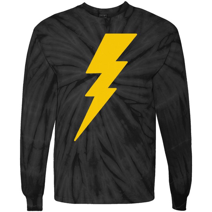 Lightning Bolt Tie-Dye Long Sleeve Shirt