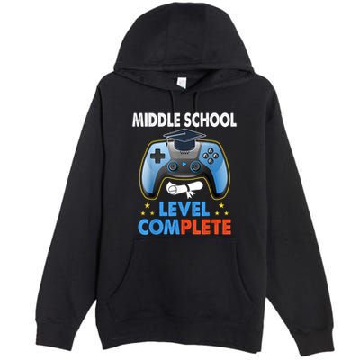 Kindergarten Level Complete Graduation Class Gamer Premium Pullover Hoodie