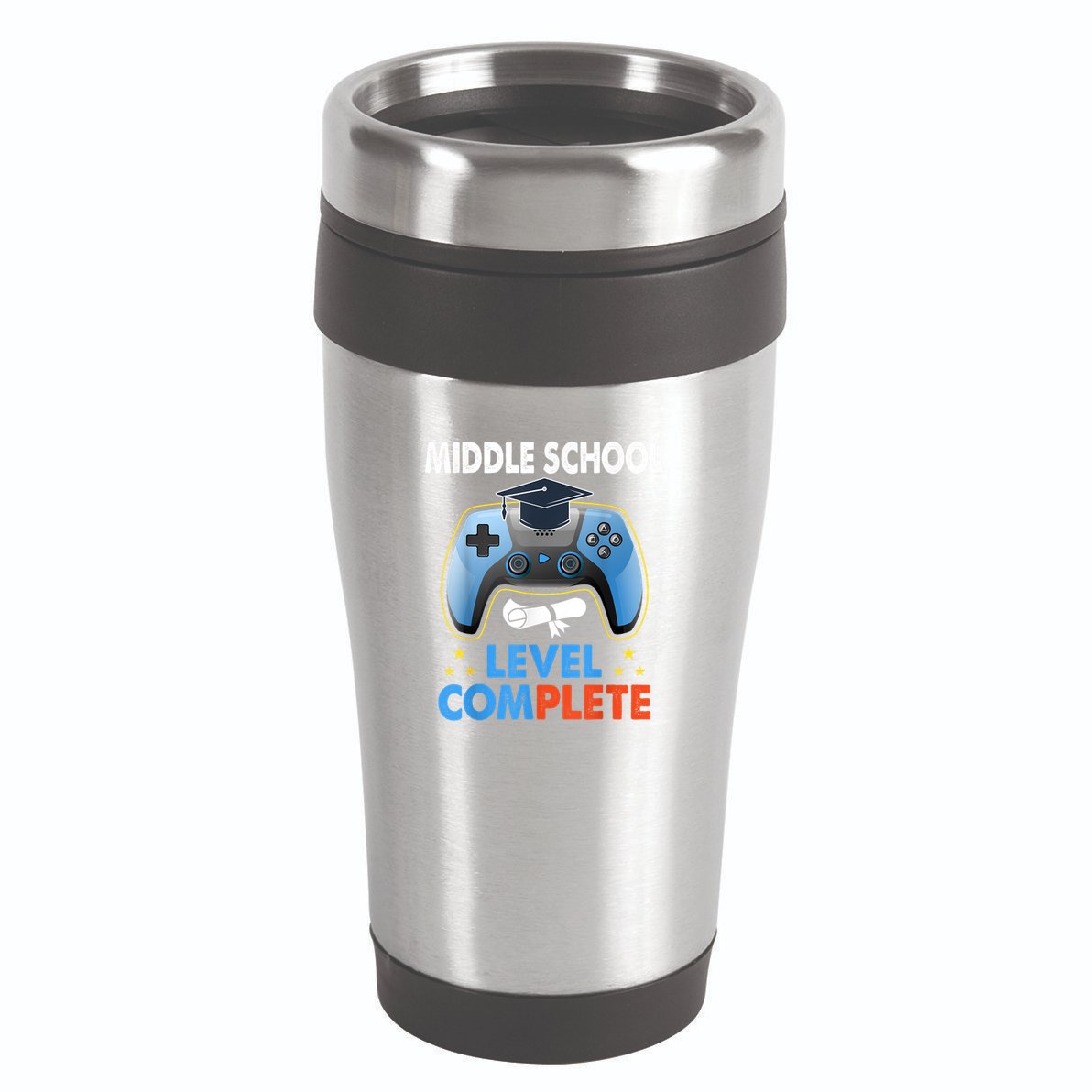 Kindergarten Level Complete Graduation Class Gamer 16oz Travel Tumbler